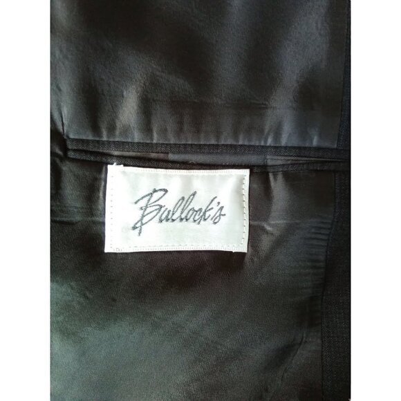 Burberry Vintage Wool Charcoal Gray Plaid 2 Piece Double Breasted Suit Size 41 - Picture 6 of 15